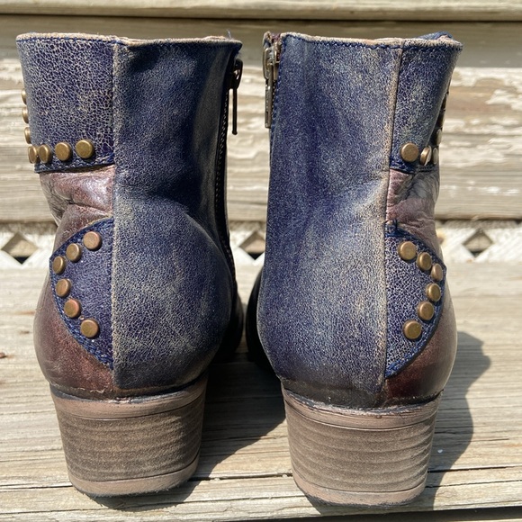 Circle G By Corral Studded Star Inlay Booties Women's Size 10.5 - Picture 3 of 12